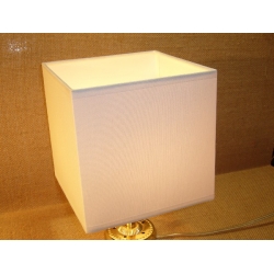 131-31K14X14VEB  PANTALLA CUADRADA VENECIA BLANCO.